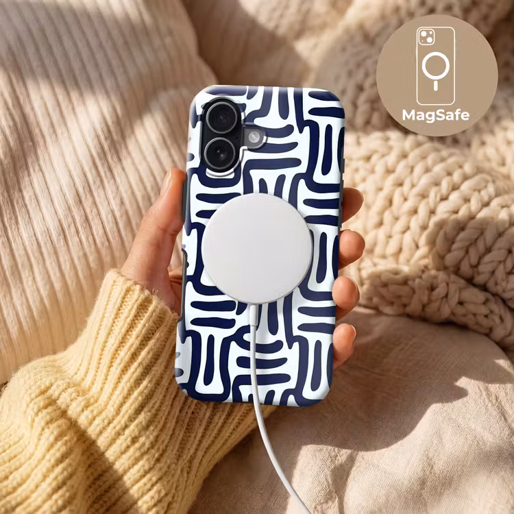 Telefoonhoesje Toughcase - Abstract - Modern - Blauw — 8