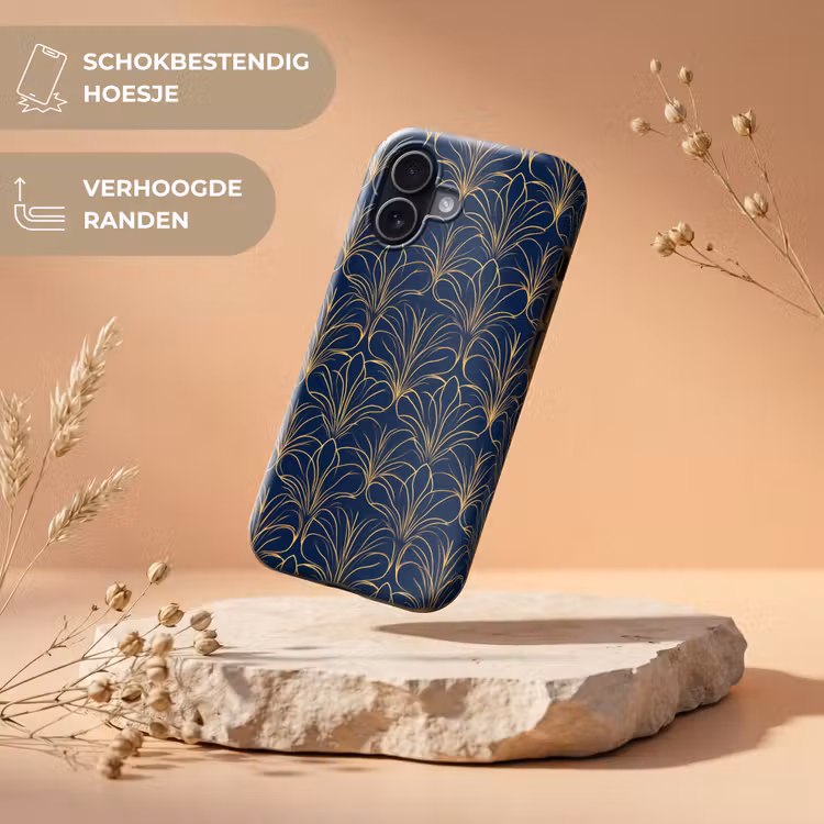 Telefoonhoesje Toughcase - Deco - Waaier - Blauw — 5