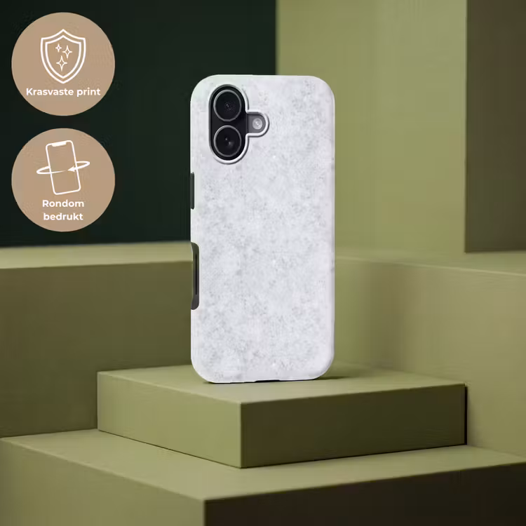 Telefoonhoesje Toughcase - Grijs - Terrazzo-effect - Beton — 7