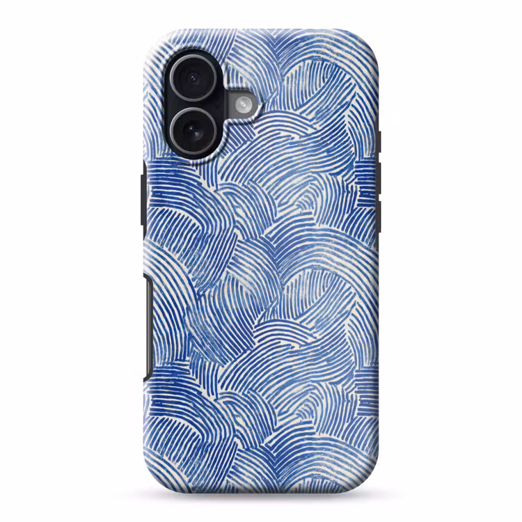 Telefoonhoesje Toughcase - Modern - Abstract - Blauw — 1