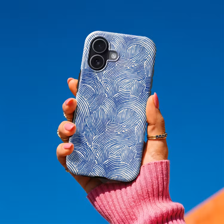 Telefoonhoesje Toughcase - Modern - Abstract - Blauw — 2