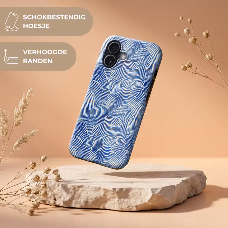 Telefoonhoesje Toughcase - Modern - Abstract - Blauw — 5