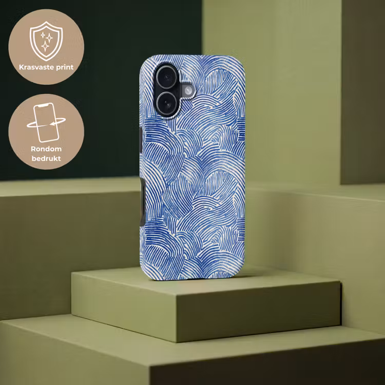 Telefoonhoesje Toughcase - Modern - Abstract - Blauw — 7