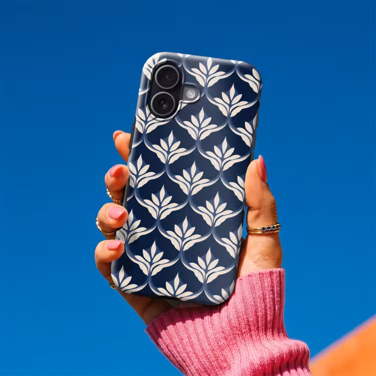 Telefoonhoesje Toughcase - Modern - Ontwerp - Blauw — 2