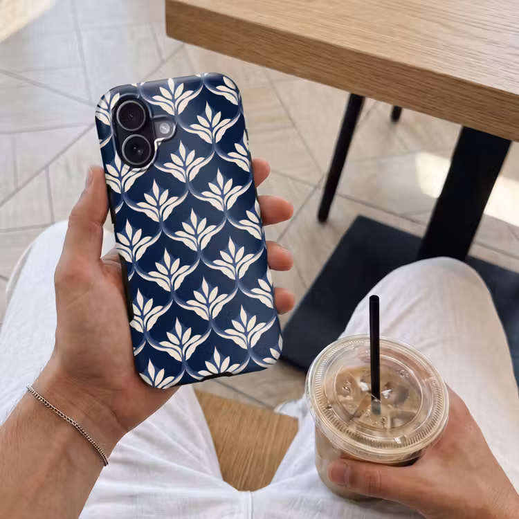 Telefoonhoesje Toughcase - Modern - Ontwerp - Blauw — 4