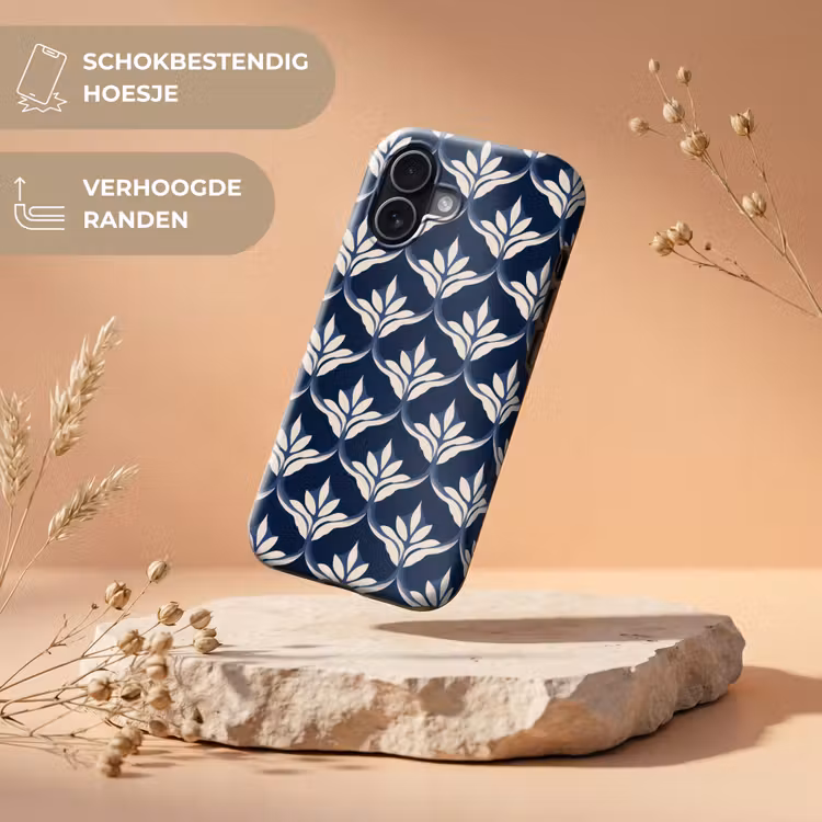 Telefoonhoesje Toughcase - Modern - Ontwerp - Blauw — 5