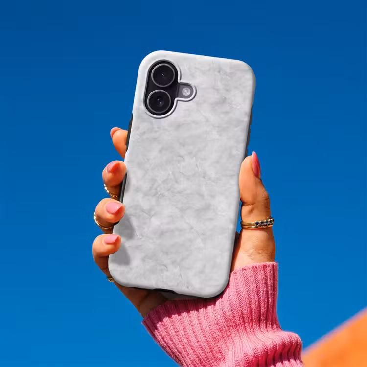 Telefoonhoesje Toughcase - Grijs - Marmer - Mat — 2
