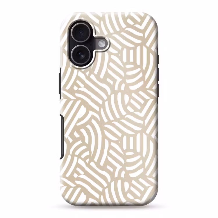 Telefoonhoesje Toughcase - Abstract - Modern - Beige — 1