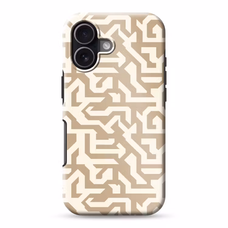 Telefoonhoesje Toughcase - Modern - Abstract - Beige — 1