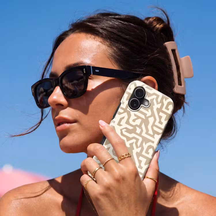 Telefoonhoesje Toughcase - Modern - Abstract - Beige — 6