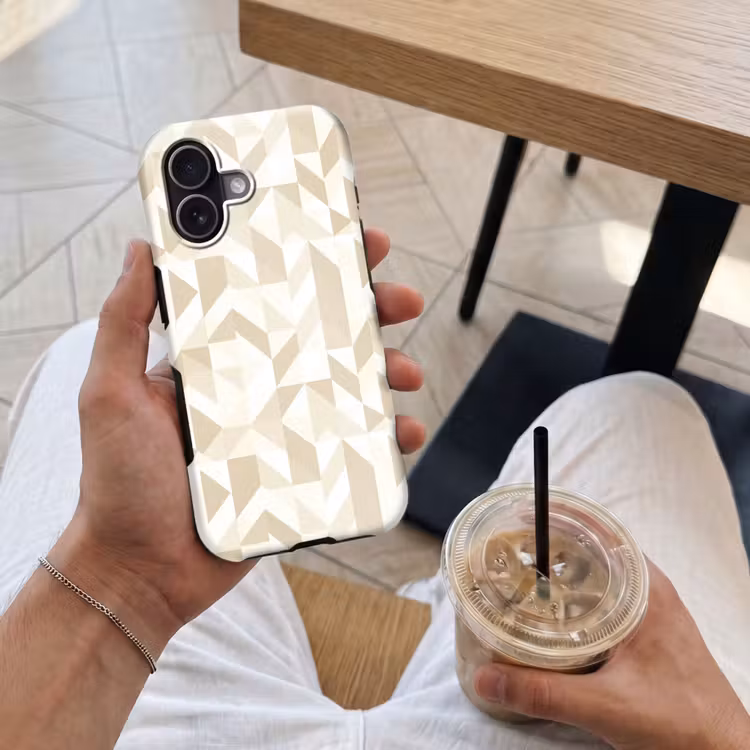 Telefoonhoesje Toughcase - Modern - Abstract - Beige — 4