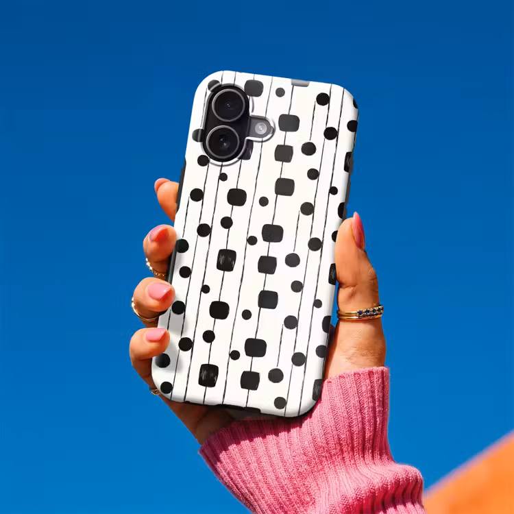 Telefoonhoesje Toughcase - Grafisch - Modern - Zwart — 2