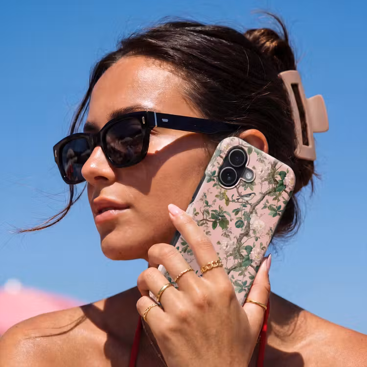 Telefoonhoesje Toughcase - Pioenrozen - Botanisch - Vogel — 6