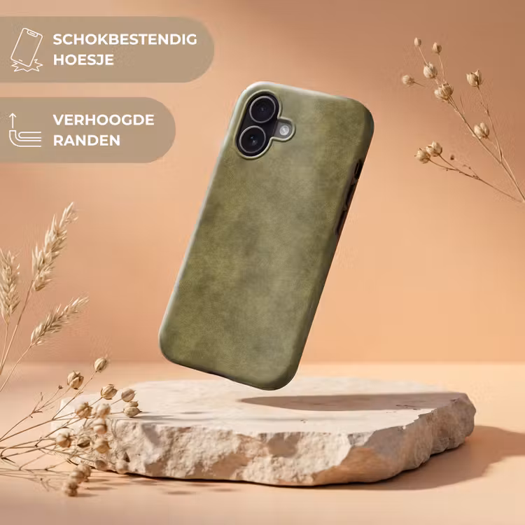 Telefoonhoesje Toughcase - Textuur - Abstract - Groen — 5