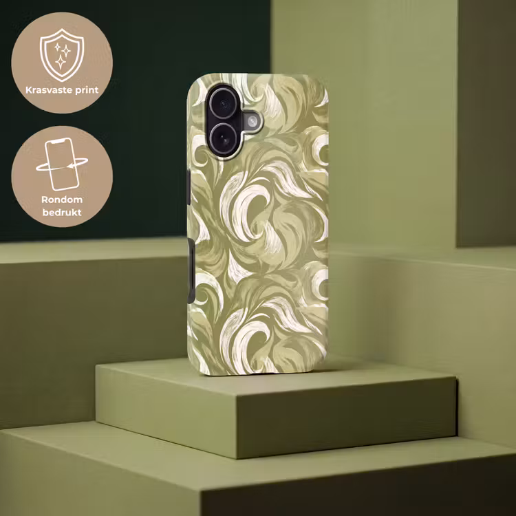 Telefoonhoesje Toughcase - Abstract - Textuur - Groen — 7