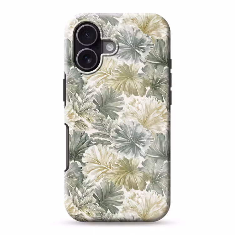 Telefoonhoesje Toughcase - Bladeren - Botanisch - Groen — 1
