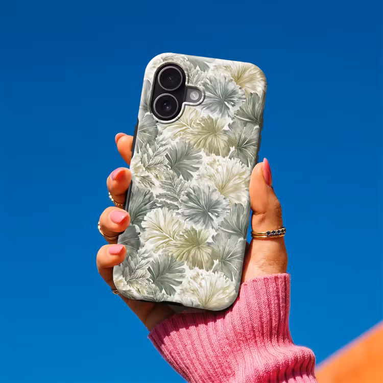 Telefoonhoesje Toughcase - Bladeren - Botanisch - Groen — 2