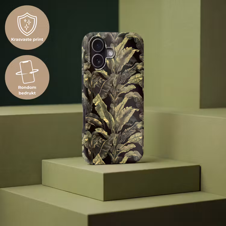 Telefoonhoesje Toughcase - Botanisch - Bladeren - Groen — 7