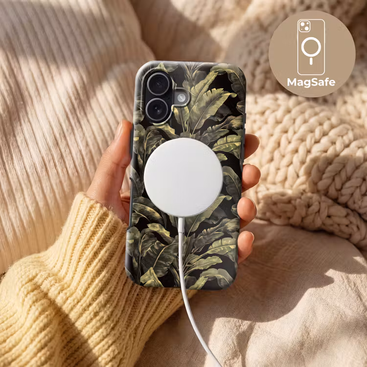 Telefoonhoesje Toughcase - Botanisch - Bladeren - Groen — 8