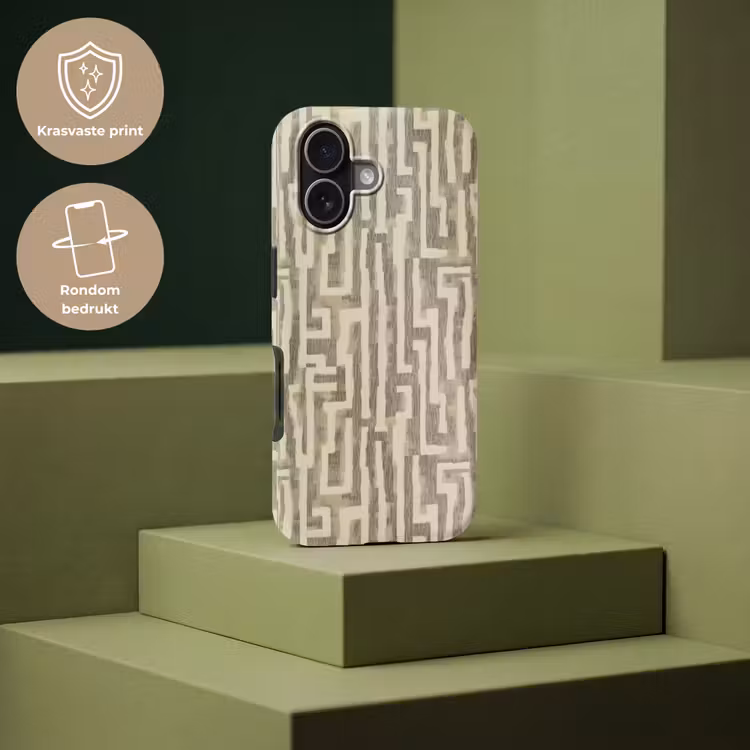 Telefoonhoesje Toughcase - Abstract - Geometrisch - Groen — 7