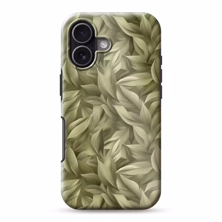 Telefoonhoesje Toughcase - Bladeren - Modern - Groen — 1