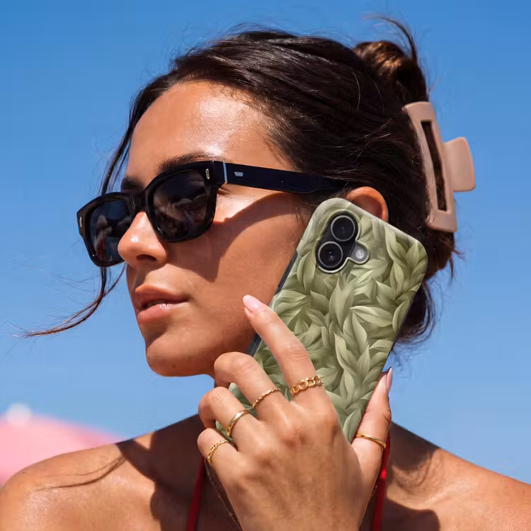 Telefoonhoesje Toughcase - Bladeren - Modern - Groen — 6