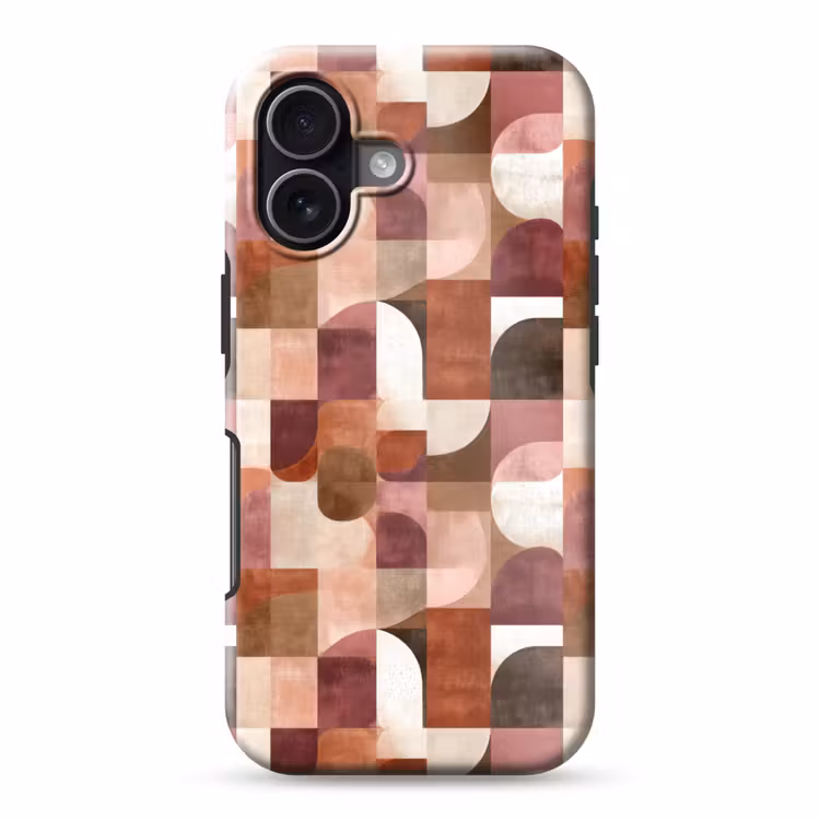 Telefoonhoesje Toughcase - Geometrie - Modern - Retro — 1
