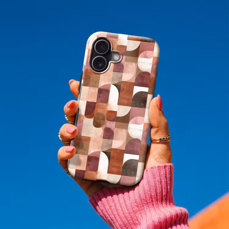Telefoonhoesje Toughcase - Geometrie - Modern - Retro — 2