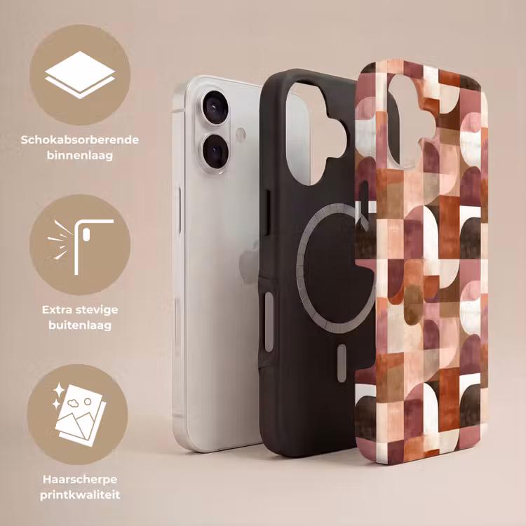 Telefoonhoesje Toughcase - Geometrie - Modern - Retro — 3