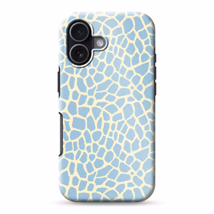 Telefoonhoesje Toughcase - Giraf - Modern - Blauw — 1