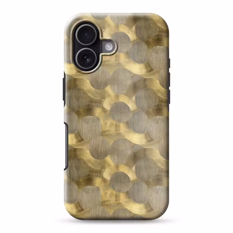 Telefoonhoesje Toughcase - Modern - Geometrisch - Goud — 1