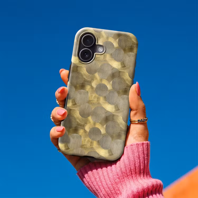 Telefoonhoesje Toughcase - Modern - Geometrisch - Goud — 2