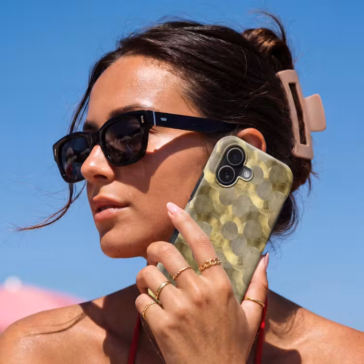 Telefoonhoesje Toughcase - Modern - Geometrisch - Goud — 6
