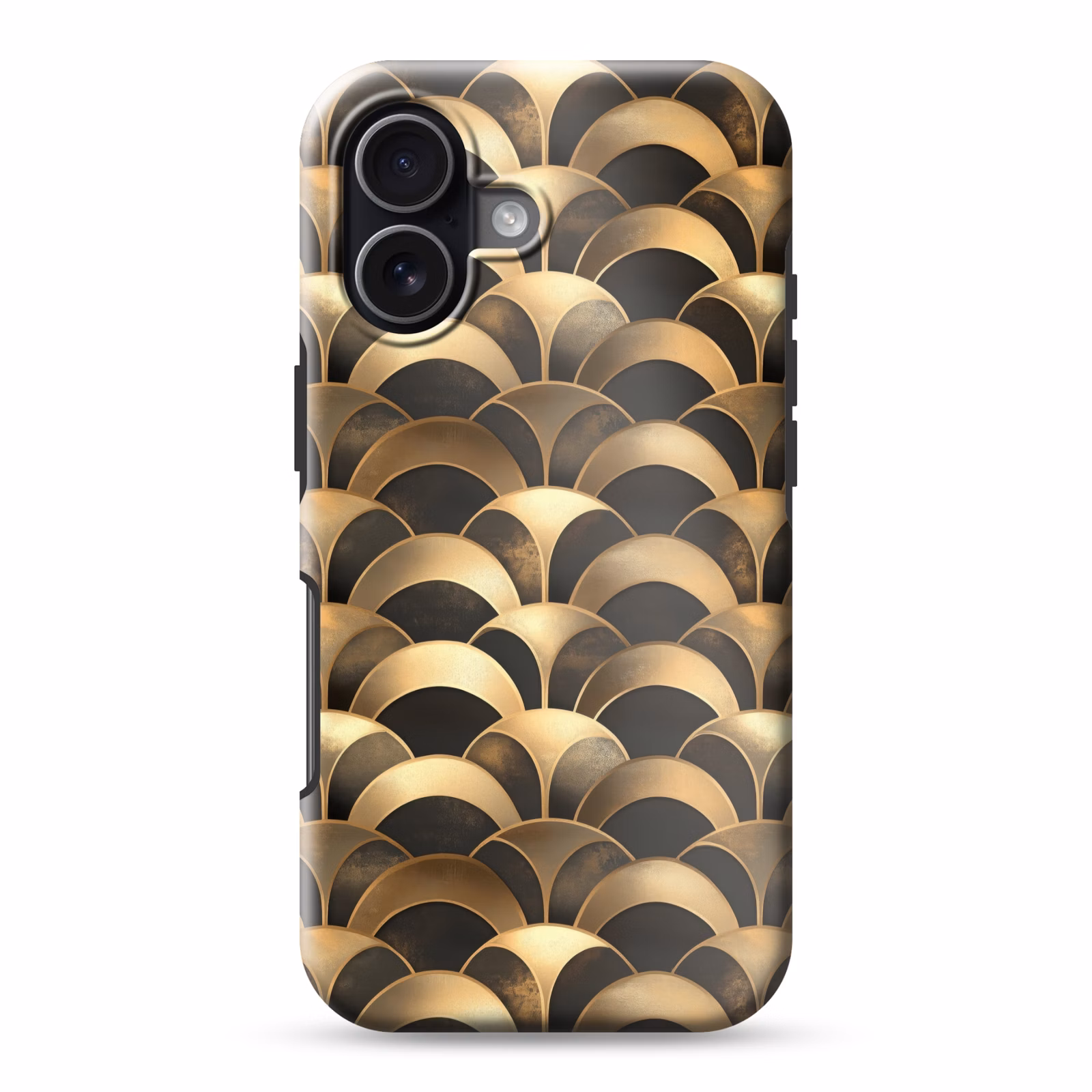 Telefoonhoesje Toughcase - Schubben - Structuur - Goud — 1