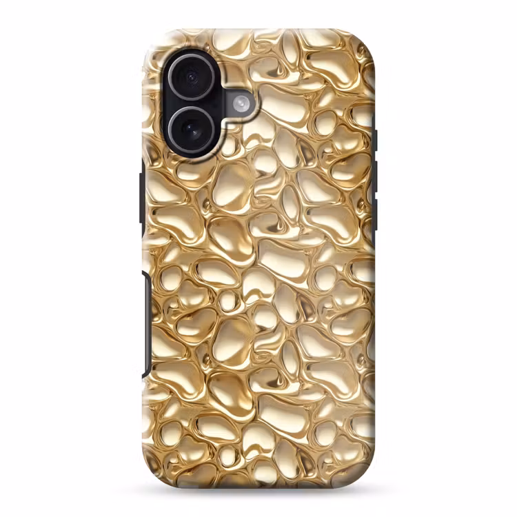 Telefoonhoesje Toughcase - Abstract - Modern - Goud — 1