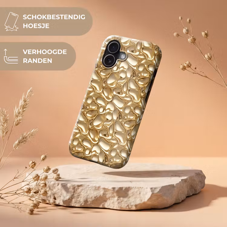 Telefoonhoesje Toughcase - Abstract - Modern - Goud — 5