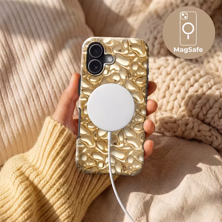 Telefoonhoesje Toughcase - Abstract - Modern - Goud — 8