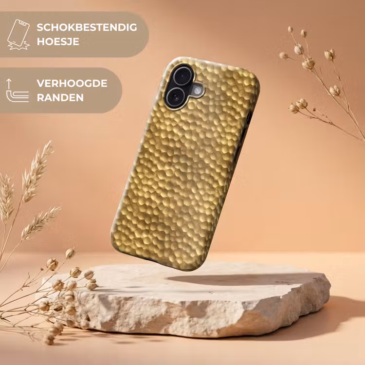Telefoonhoesje Toughcase - Metaal - Dynamisch - Goud — 5