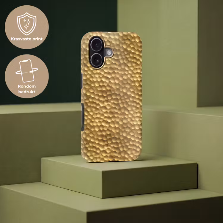 Telefoonhoesje Toughcase - Metaal - Dynamisch - Goud — 7