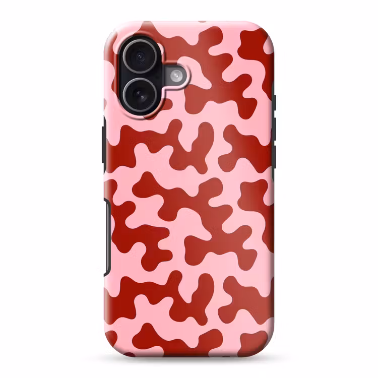 Telefoonhoesje Toughcase - Modern - Abstract - Rood — 1