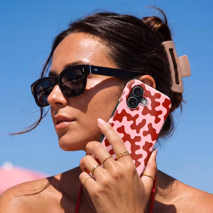 Telefoonhoesje Toughcase - Modern - Abstract - Rood — 6