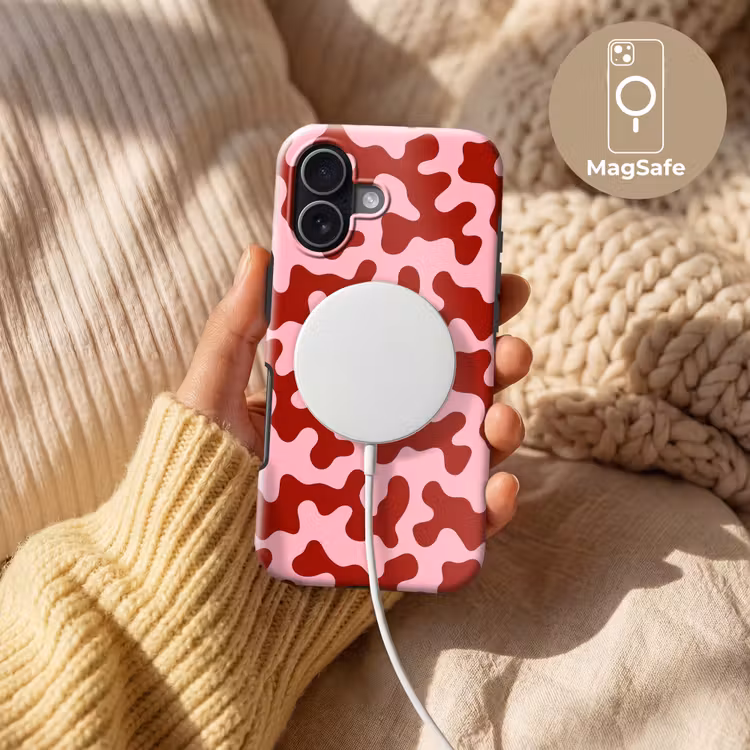 Telefoonhoesje Toughcase - Modern - Abstract - Rood — 8