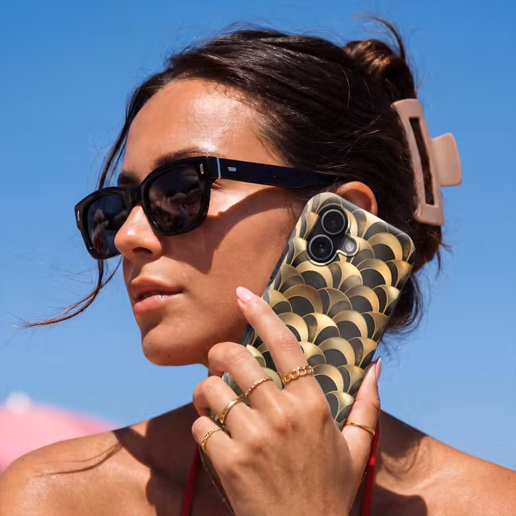 Telefoonhoesje Toughcase - Schubben - Structuur - Goud — 6