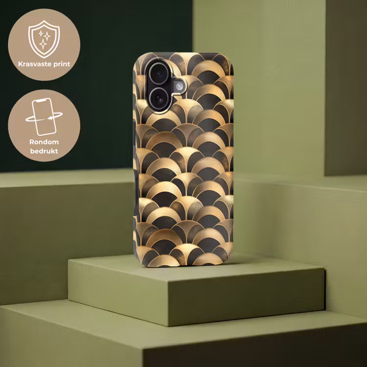 Telefoonhoesje Toughcase - Schubben - Structuur - Goud — 7