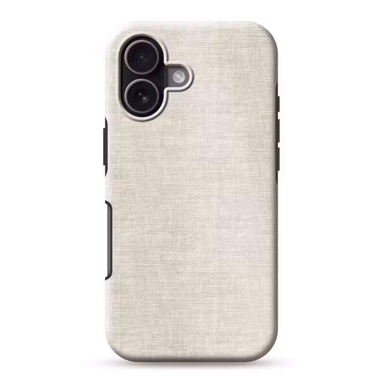 Telefoonhoesje Toughcase - Linnen - Textuur - Beige — 1