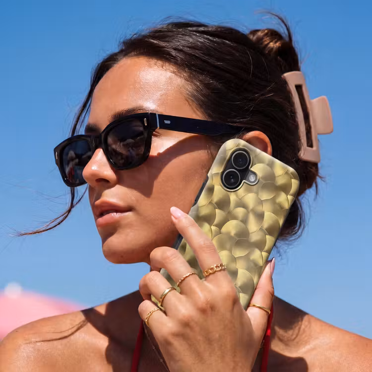 Telefoonhoesje Toughcase - Modern - Cirkel - Goud — 6
