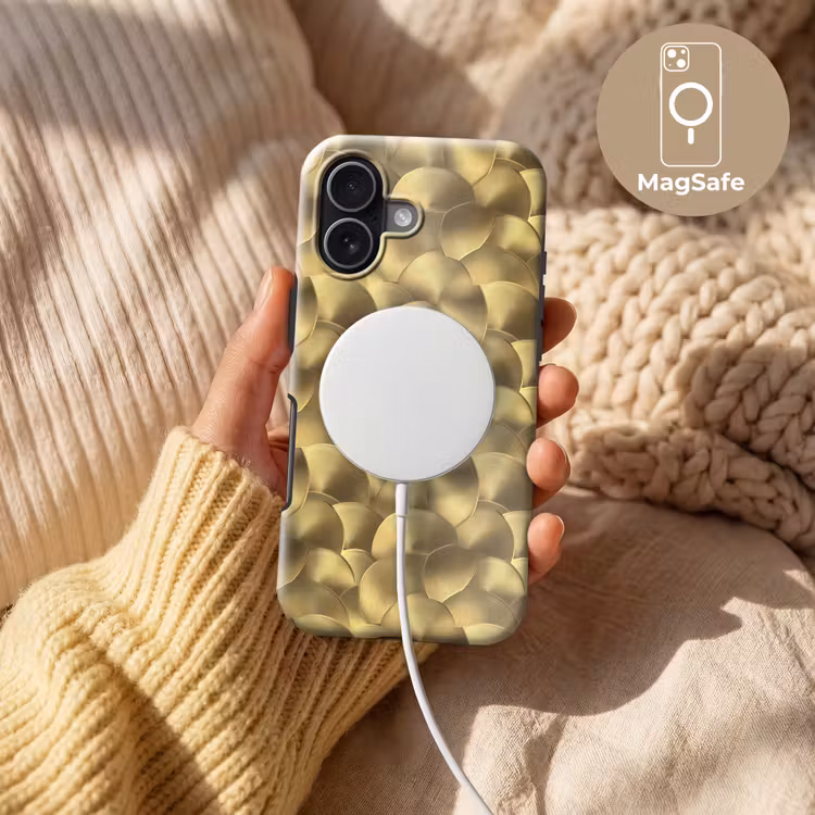 Telefoonhoesje Toughcase - Modern - Cirkel - Goud — 8