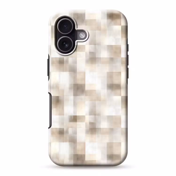Telefoonhoesje Toughcase - Textuur - Linnen - Beige — 1