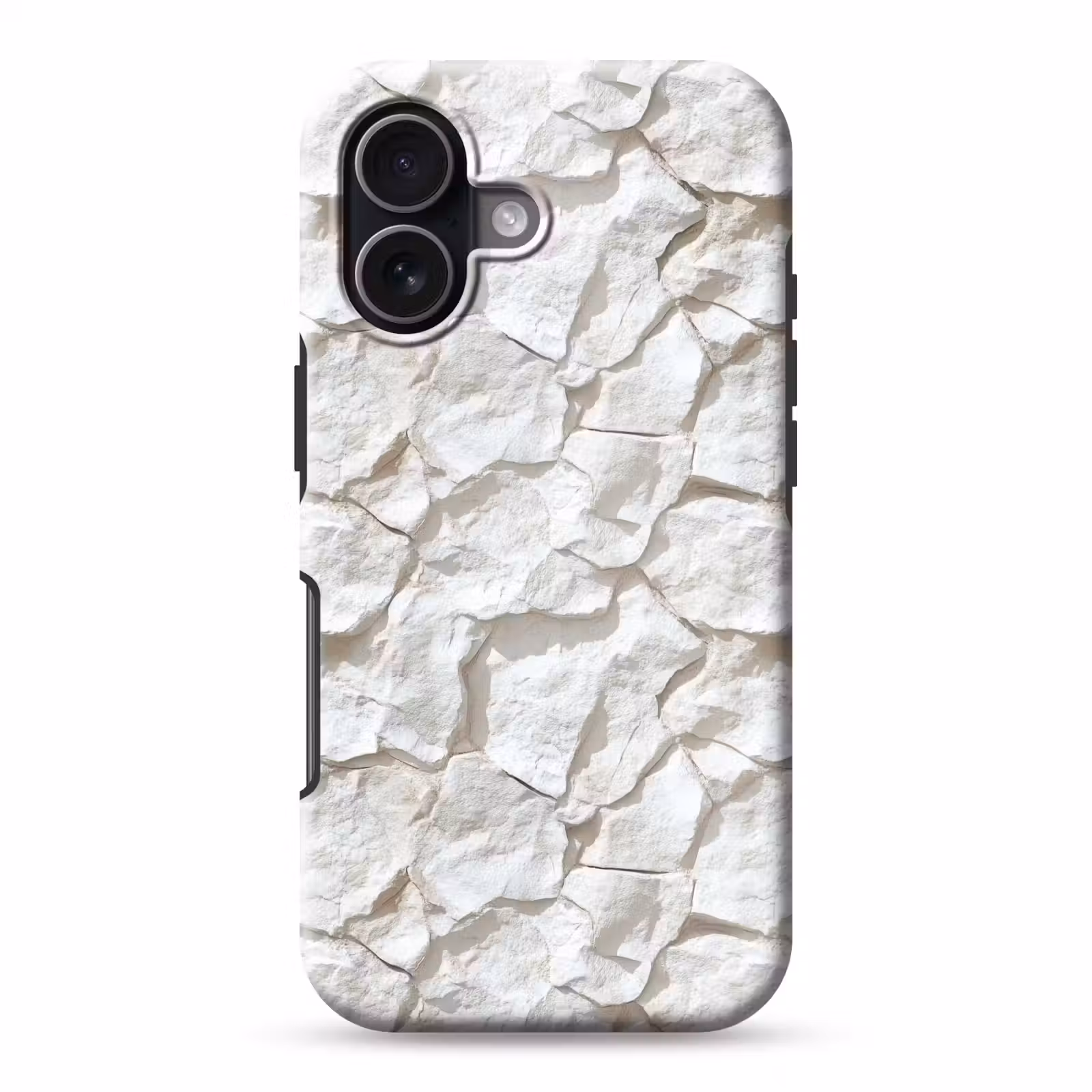 Telefoonhoesje Toughcase - Structuur - Rots - Wit — 1