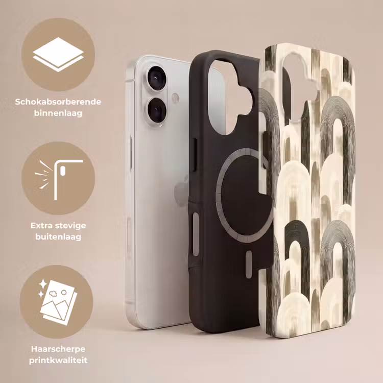 Telefoonhoesje Toughcase - Abstract - Patroon - Bogen — 3